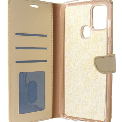 Θήκη Book Wallet Με Μαγνητικό Κούμπωμα Χρυσό (Honor 9X Lite)