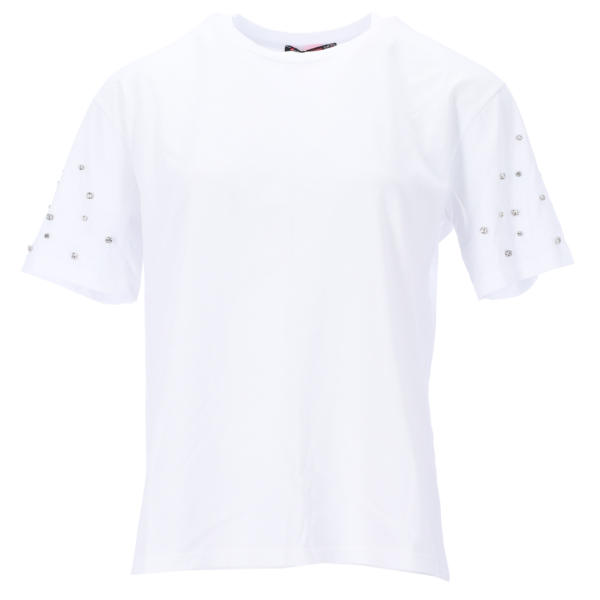Asprin Fashion Γυναικείο T-shirt  με Στρας