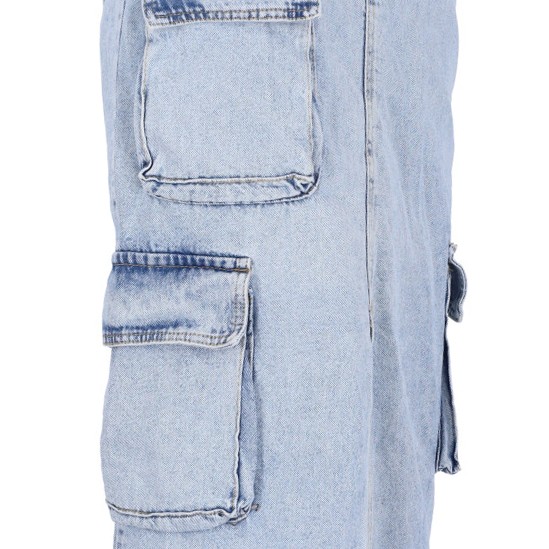 Asprin Fashion Γυναικεία Ψηλόμεση Τζιν Φούστα