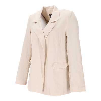 Asprin Fashion Γυναικείο Σακάκι σε Μπεζ Χρώμα