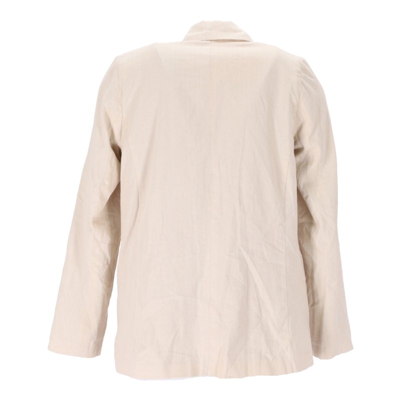 Asprin Fashion Γυναικείο Σακάκι σε Μπεζ Χρώμα
