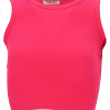 Viessa 3713 Γυναικείο Crop Top Αμάνικο Καλοκαιρινό