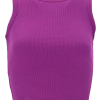 Viessa 3713 Γυναικείο Crop Top Αμάνικο Καλοκαιρινό