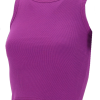 Viessa 3713 Γυναικείο Crop Top Αμάνικο Καλοκαιρινό