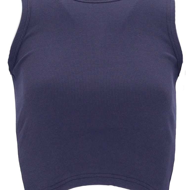 Viessa 3713 Γυναικείο Crop Top Αμάνικο Καλοκαιρινό