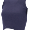Viessa 3713 Γυναικείο Crop Top Αμάνικο Καλοκαιρινό