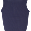 Viessa 3713 Γυναικείο Crop Top Αμάνικο Καλοκαιρινό
