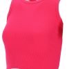 Viessa 3713 Γυναικείο Crop Top Αμάνικο Καλοκαιρινό