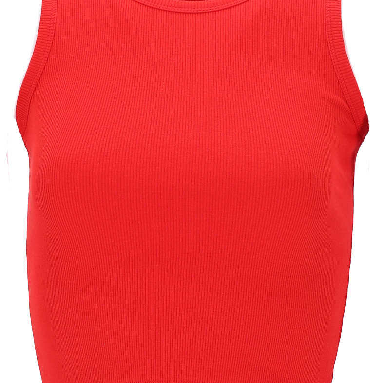 Viessa 3713 Γυναικείο Crop Top Αμάνικο Καλοκαιρινό