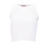Viessa 3713 Γυναικείο Crop Top Αμάνικο Καλοκαιρινό