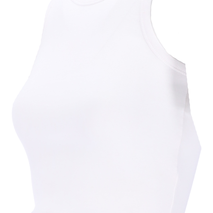 Viessa 3712 Γυναικείο Crop Top Αμάνικο Καλοκαιρινό