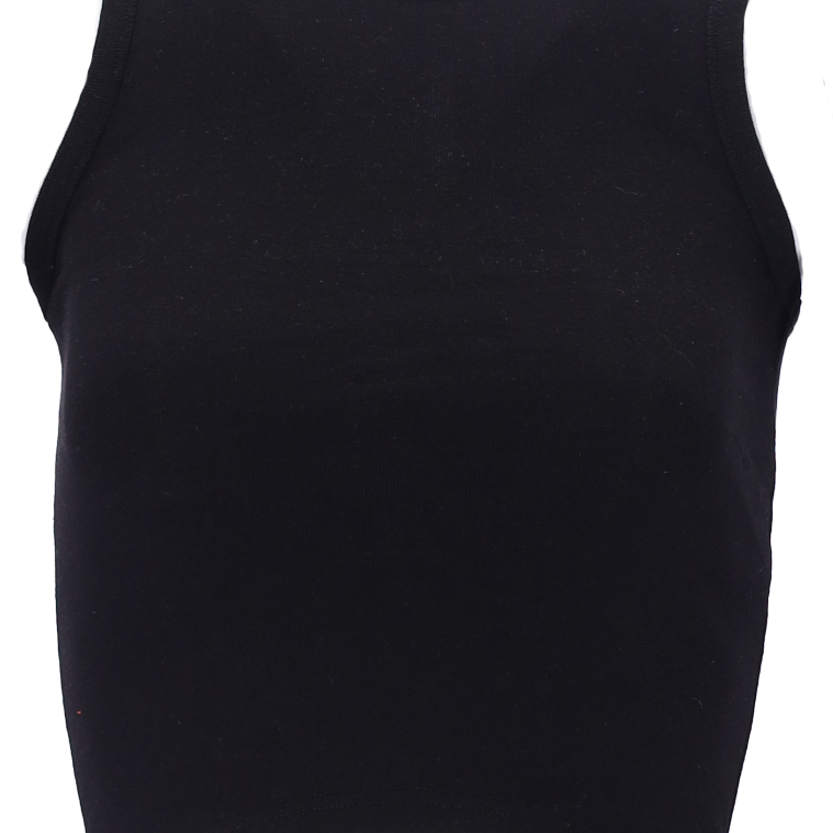 Viessa 3712 Γυναικείο Crop Top Αμάνικο Καλοκαιρινό