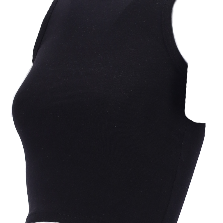 Viessa 3712 Γυναικείο Crop Top Αμάνικο Καλοκαιρινό