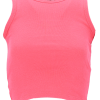 Viessa 3712 Γυναικείο Crop Top Αμάνικο Καλοκαιρινό