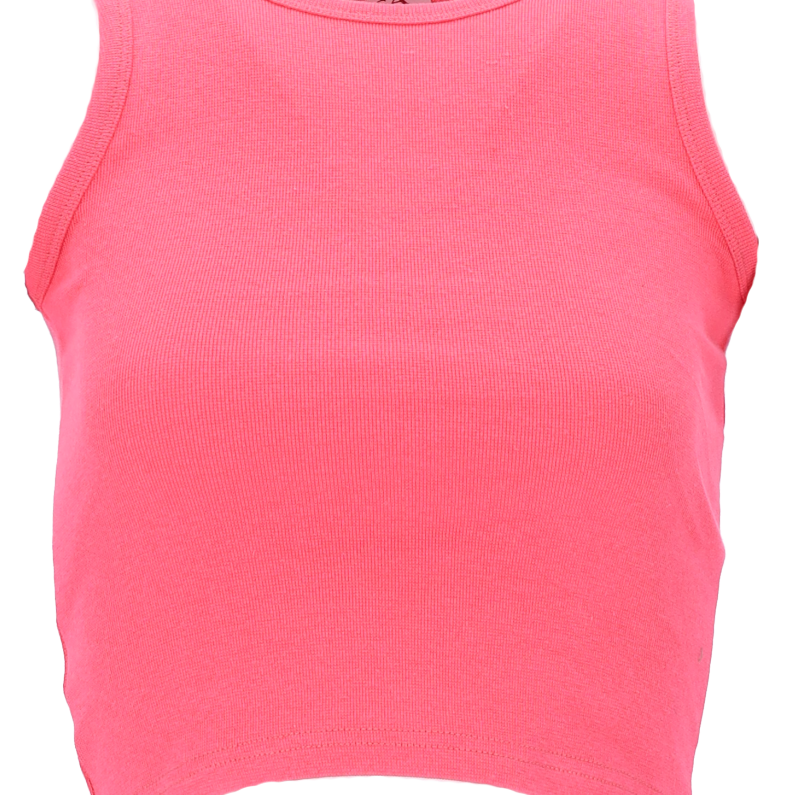 Viessa 3712 Γυναικείο Crop Top Αμάνικο Καλοκαιρινό