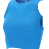 Viessa 3712 Γυναικείο Crop Top Αμάνικο Καλοκαιρινό