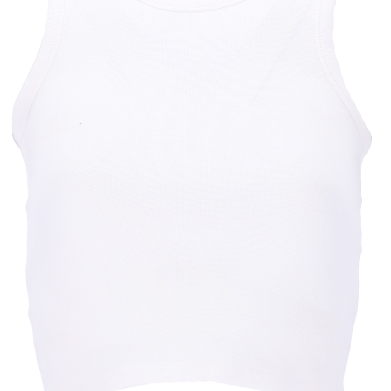Viessa 3712 Γυναικείο Crop Top Αμάνικο Καλοκαιρινό