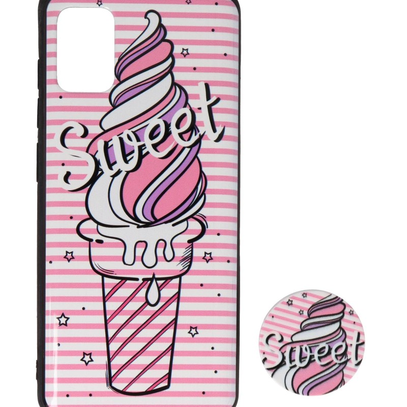 Back Cover Θήκη Με Σχέδιο Παγωτό Και Pop Socket (Samsung Galaxy A31) Back Cover Θήκη Με Σχέδιο Παγωτό Και Pop Socket (Samsung Galaxy A31)