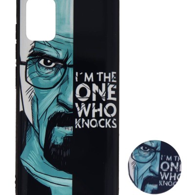 Back Cover Θήκη Με Σχέδιο I'm The One Who Knocks Και Pop Socket (Samsung Galaxy A31)