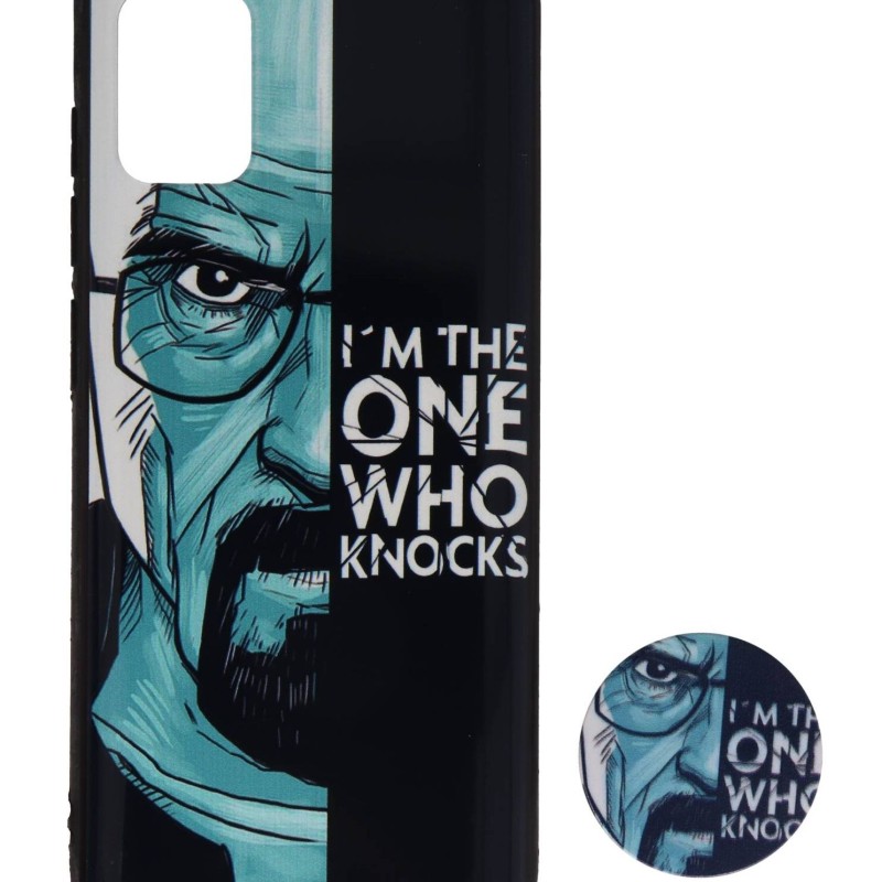 Back Cover Θήκη Με Σχέδιο I'm The One Who Knocks Και Pop Socket (Samsung Galaxy A31)