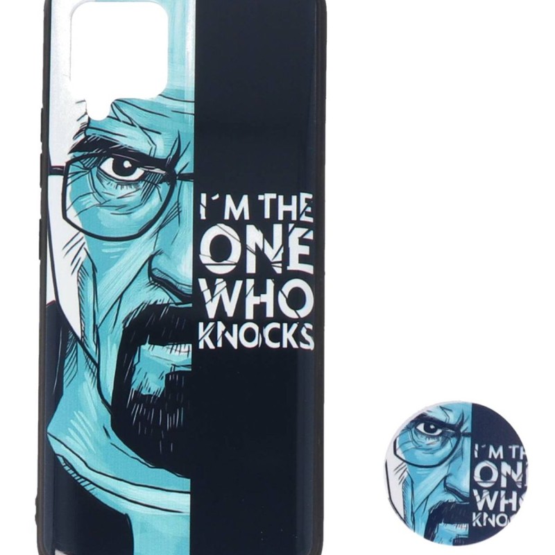 Back Cover Θήκη Με Σχέδιο I'm The One Who Knocks Και Pop Socket (Samsung Galaxy A42)
