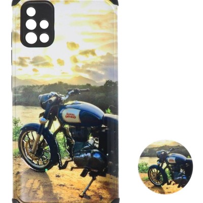 Back Cover Θήκη Με Σχέδιο Μηχανή Και Pop Socket (Samsung Galaxy A51)