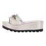 IMAJ Γυναικείες Παντόφλες Flatforms με Γκλίτερ