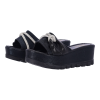 IMAJ Γυναικείες Παντόφλες Flatforms με Γκλίτερ