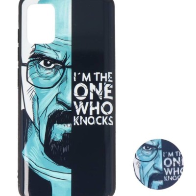 Back Cover Θήκη Με Σχέδιο I'm The One Who Knocks Και Pop Socket (Xiaomi Mi 10 Lite)