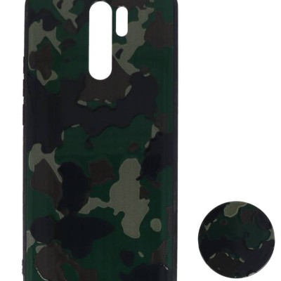 Back Cover Θήκη Με Σχέδιο Παραλλαγής Και Pop Socket (Xiaomi Redmi 9)
