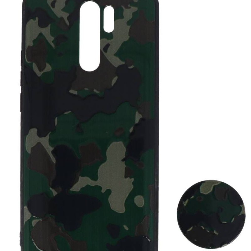 Back Cover Θήκη Με Σχέδιο Παραλλαγής Και Pop Socket (Xiaomi Redmi 9)