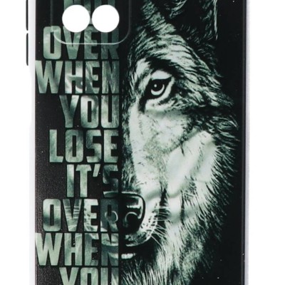 Back Cover Θήκη Σιλικόνης Με Σχέδιο Λύκος (Xiaomi Redmi 10)