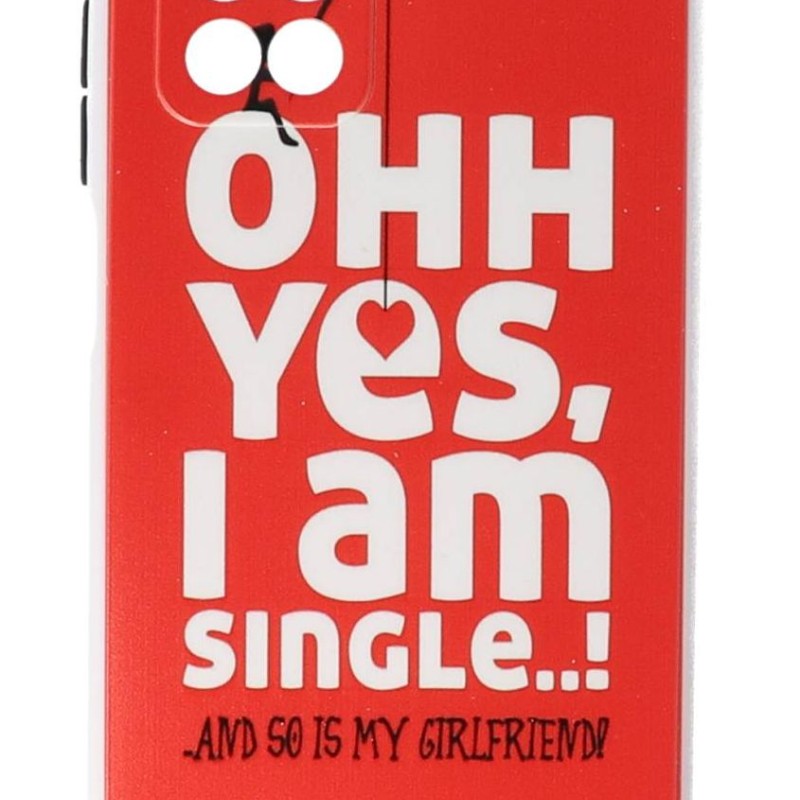 Back Cover Θήκη Σιλικόνης Με Σχέδιο Κόκκινο (Xiaomi Redmi 10)