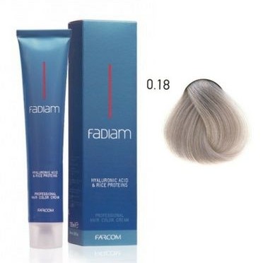 Βαφή Μαλλιών FARCOM FADIAM 0.18 Ασημί Πλατινέ