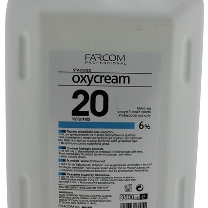 FARCOM Οξυζενέ 3500ml 6% 20vol FARCOM Οξυζενέ 3500ml 6% 20vol