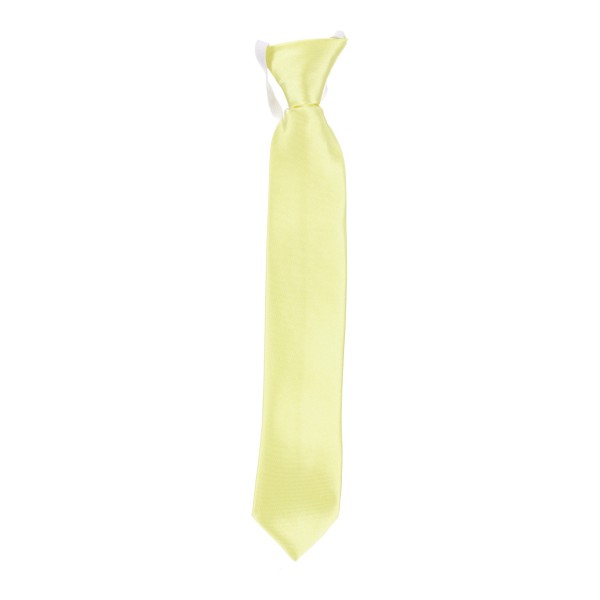 Παιδική Γραβάτα Κίτρινο Σατέν