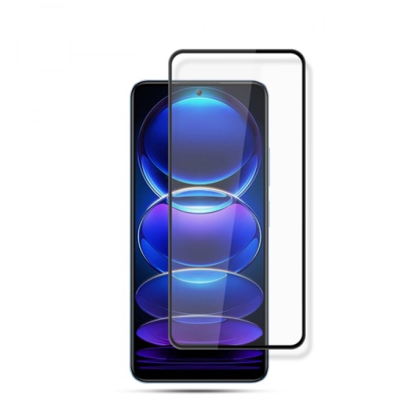 Fullscreen Tempered Glass Μαύρο (Xiaomi Redmi Note 12 Pro/ Xiaomi Redmi Note 12 Pro Plus)
