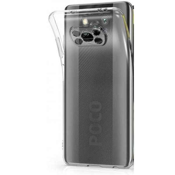 Oba Style Back Cover Θήκη Σιλικόνης Διάφανη 1.5 mm (Xiaomi Poco X3) Αξεσουάρ Κινητών/Tablet