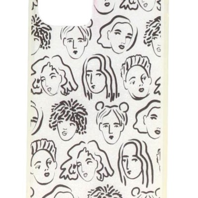 Back Cover Θήκη Διάφανη Με Σχέδιο Πρόσωπα (Iphone 12 & Iphone 12 Pro)