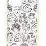 Back Cover Θήκη Διάφανη Με Σχέδιο Πρόσωπα (Iphone 12 & Iphone 12 Pro)