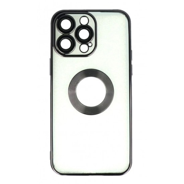 Meiyue Back Cover Θήκη Σιλικόνης Με Τζαμάκι Κάμερας Μαύρο (Iphone 14 Pro) Αξεσουάρ Κινητών/Tablet