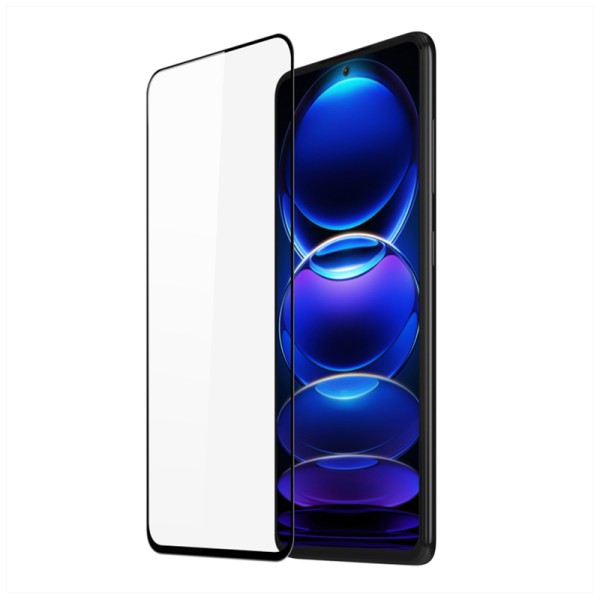 Tempered Glass Fullscreen Μαύρο (Xiaomi Poco X5)