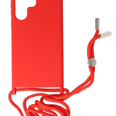 Back Cover Θήκη Σιλικόνης Με Ρυθμιζόμενο Κορδόνι (Samsung Galaxy S23 Ultra)