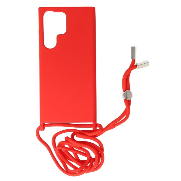 Back Cover Θήκη Σιλικόνης Με Ρυθμιζόμενο Κορδόνι (Samsung Galaxy S23 Ultra)