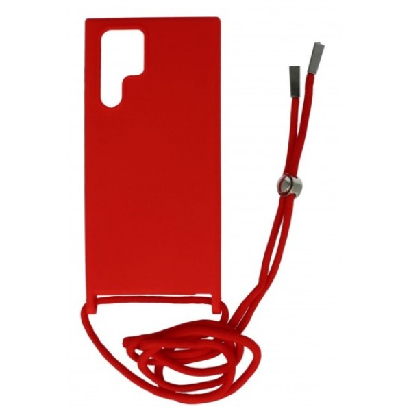 Back Cover Θήκη Σιλικόνης Με Ρυθμιζόμενο Κορδόνι (Samsung Galaxy S23 Ultra)