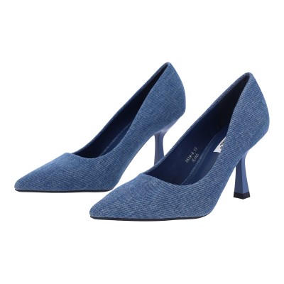 Sweet Shoes Γυναικεία Γόβα Τζιν σε Μπλε Χρώμα