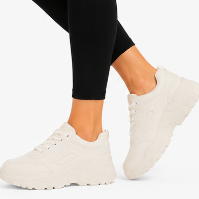 PLATO Γυναικεία Δερμάτινα Sneakers