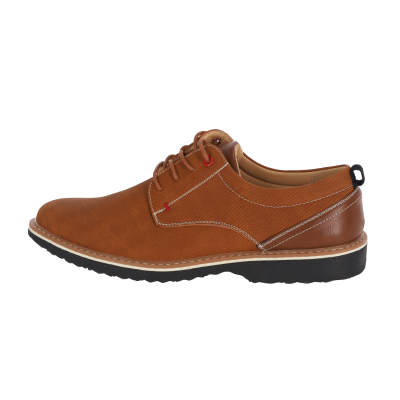 L.S.J Shoes A07 Ανδρικά Παπούτσια Δερματίνη Casual σε Ταμπά Χρώμα