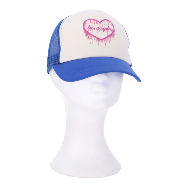 Καπέλο Jockey με Σχέδιο σε Μπλε-Άσπρο Χρώμα
