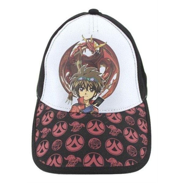 Παιδικό καπέλο jockey μαύρο/γκρι - BAKUGAN Είδη Ένδυσης